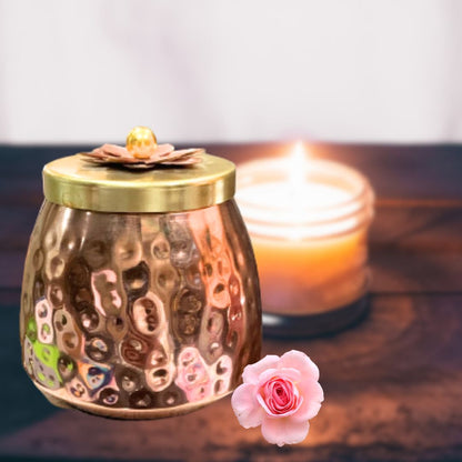 Copper Finish Jars | Perfect Gift | Set of 2