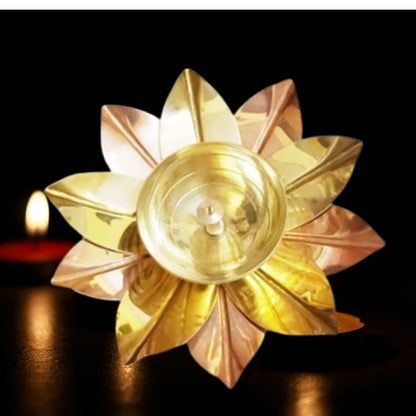 Lotus Diya for Puja Kamal Patti Flower Shaped