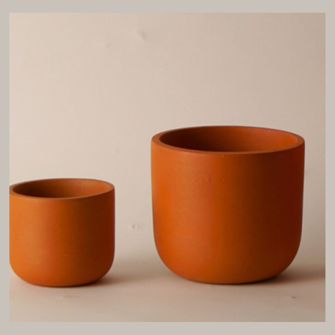 Natural Terracotta Pot | Indoor Planter | Set of 2