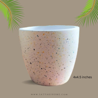 Terrazzo Terracotta Pot | Indoor Planter | Set of 1