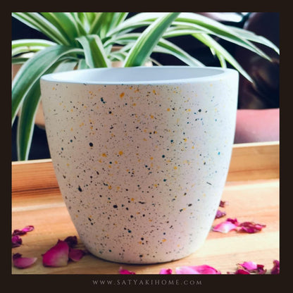 Terrazzo Terracotta Pot | Indoor Planter | Set of 1