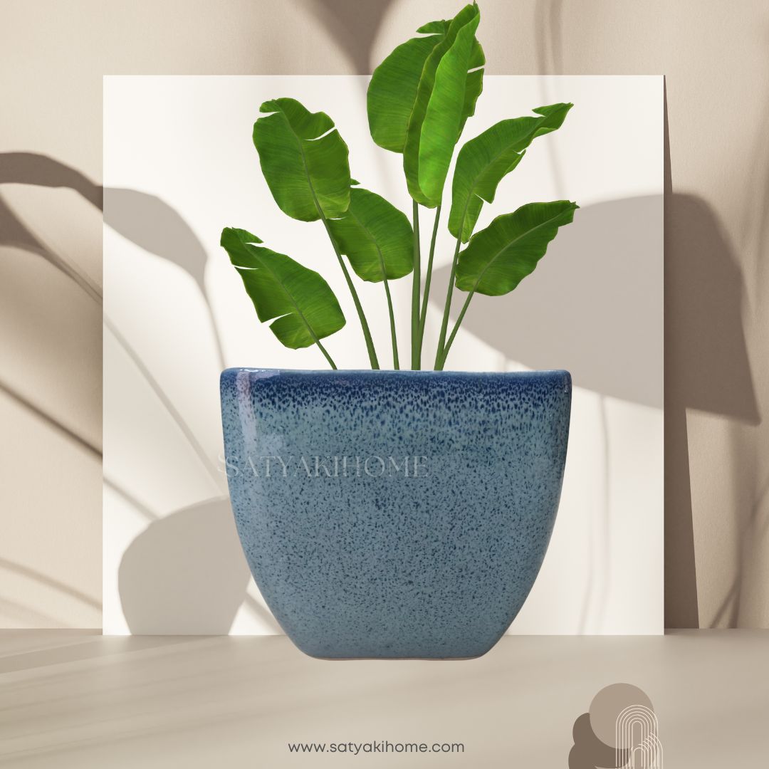 ShadesofBlue Ceramic Planter