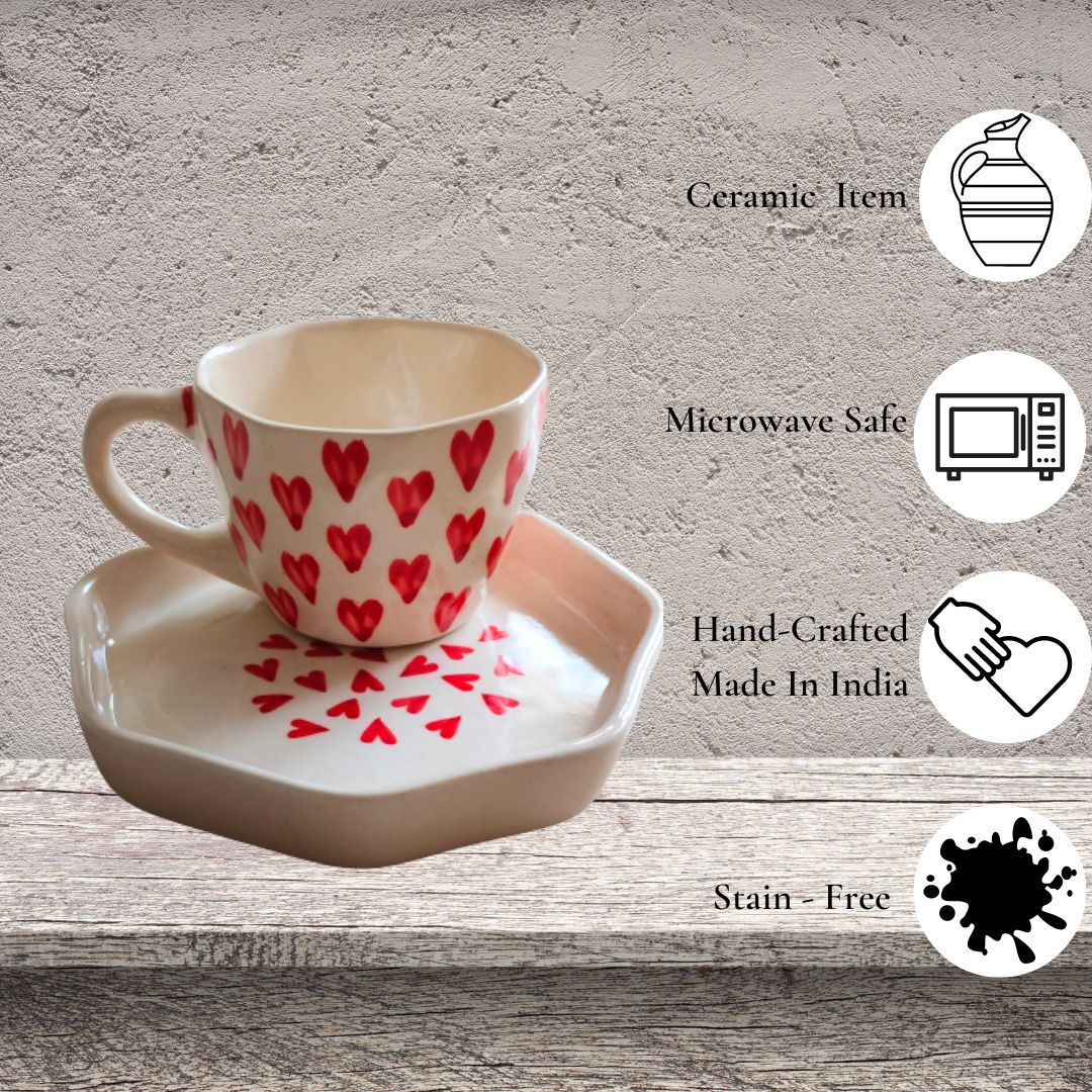 All My Heart Cup & Plate Combo Set