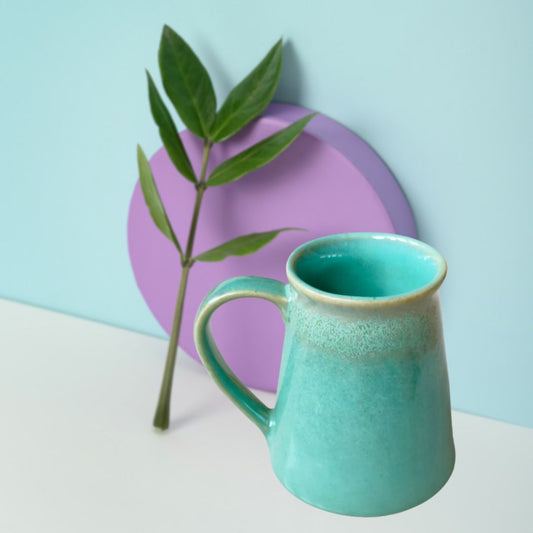 Pastel Sea Green Glazed Mug | Set of 1