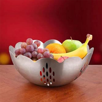 Stainless Steel Solid Fruit and Vegetable Basket |24 cm