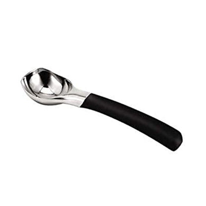 Stainless Steel Ice Cream Scoop with Ergonomic Non-Slip Rubber Grip