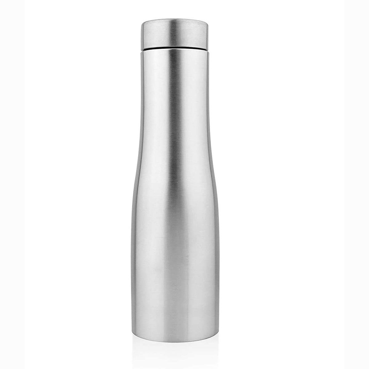 Stainless Steel Silver Water Bottle, 1000 ml, Silver