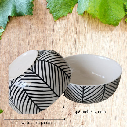 Not A Zebra - Black Stripe Ceramic Bowl Set