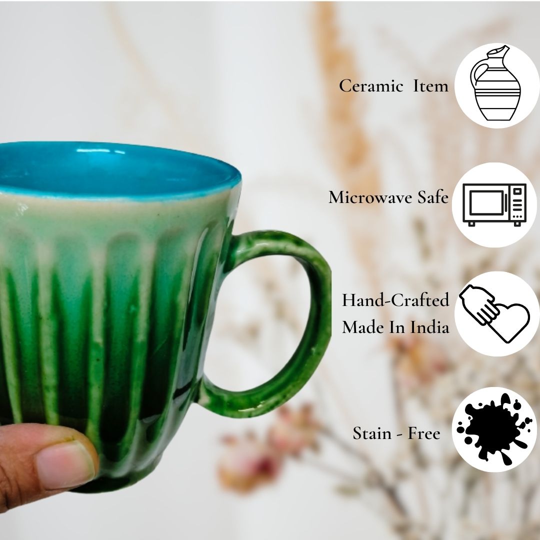 Shades of Green & Blue Mug