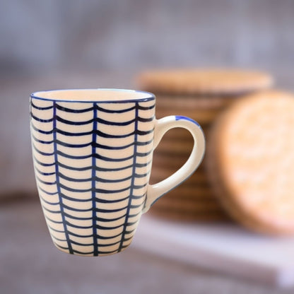 White & Blue Mug | Set of 2